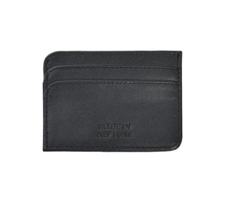 Elara Card Holder Dotted Calf Hair and Black Leather