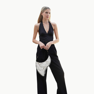 Arcana Dotted Calf Hair Shoulder Bag