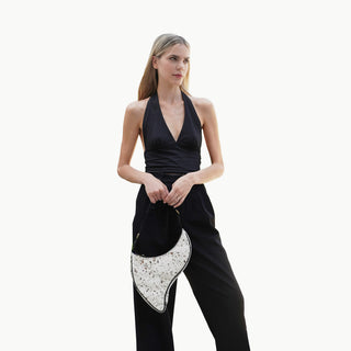 Arcana Dotted Calf Hair Shoulder Bag