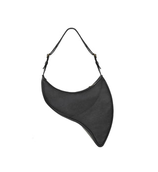 Arcana Leather Shoulder Bag Black